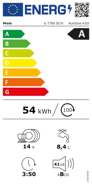 Miele G 7790 SCVi AutoDos K2O