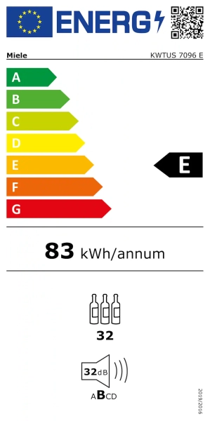Miele KWTUS 7096 E Obsidian černý (sklo)